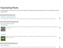 Tablet Screenshot of fascinatingplants.blogspot.com