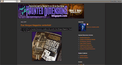 Desktop Screenshot of haunteddimensions.blogspot.com