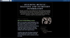 Desktop Screenshot of muscleworks.blogspot.com