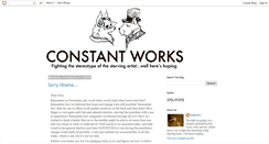 Desktop Screenshot of constantworks.blogspot.com