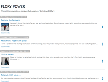 Tablet Screenshot of florypower.blogspot.com