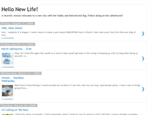 Tablet Screenshot of hellonewlife.blogspot.com