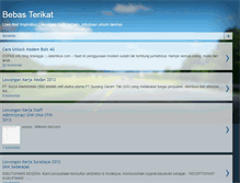 Tablet Screenshot of bebas-terikat.blogspot.com