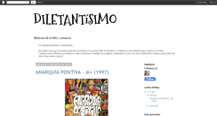 Desktop Screenshot of diletantisimo.blogspot.com