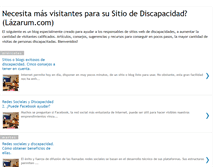 Tablet Screenshot of discapacidad3.blogspot.com