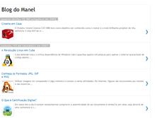 Tablet Screenshot of cantinhodomanel.blogspot.com