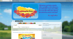Desktop Screenshot of anyfreebies.blogspot.com