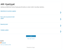 Tablet Screenshot of ami-riyaziyyat.blogspot.com