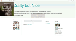 Desktop Screenshot of craftybutnice.blogspot.com