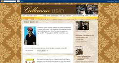 Desktop Screenshot of johncallananlegacy.blogspot.com