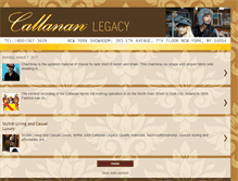 Tablet Screenshot of johncallananlegacy.blogspot.com