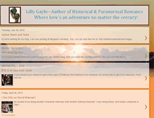 Tablet Screenshot of lillygayleromance.blogspot.com