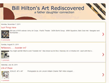 Tablet Screenshot of billhiltonsartrediscovered.blogspot.com