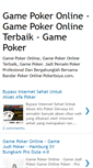 Mobile Screenshot of game-pokeronline.blogspot.com
