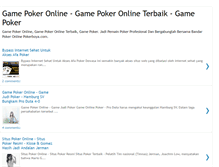Tablet Screenshot of game-pokeronline.blogspot.com
