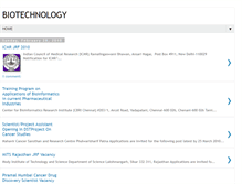 Tablet Screenshot of biotechcarrer.blogspot.com