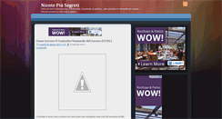 Desktop Screenshot of nientepiusegreti.blogspot.com