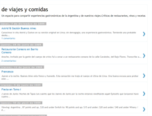 Tablet Screenshot of deviajesycomidas.blogspot.com