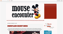 Desktop Screenshot of mouseencounter.blogspot.com
