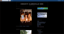 Desktop Screenshot of crossfitclarksvillekids.blogspot.com