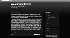 Desktop Screenshot of neonsteamdreams.blogspot.com