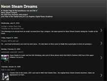 Tablet Screenshot of neonsteamdreams.blogspot.com