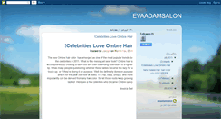 Desktop Screenshot of evaadamsalon.blogspot.com
