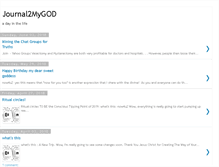 Tablet Screenshot of journal2mygod.blogspot.com
