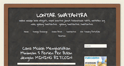 Desktop Screenshot of lontarswatantra.blogspot.com