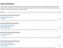 Tablet Screenshot of mimmitiikerit.blogspot.com