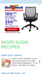 Mobile Screenshot of nigirisushirecipes.blogspot.com