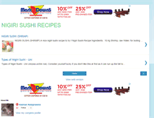 Tablet Screenshot of nigirisushirecipes.blogspot.com