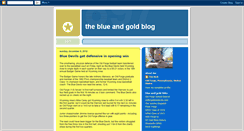 Desktop Screenshot of blueandgoldblog.blogspot.com