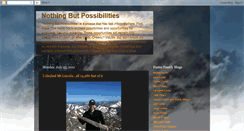 Desktop Screenshot of nothingbutpossibilities.blogspot.com