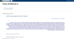 Desktop Screenshot of dhoom2fans.blogspot.com