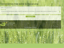 Tablet Screenshot of conozcamoshipoacusia.blogspot.com