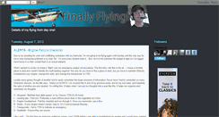 Desktop Screenshot of finallyflyingjoe.blogspot.com