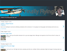 Tablet Screenshot of finallyflyingjoe.blogspot.com