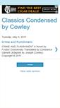 Mobile Screenshot of classicscondensebycowley.blogspot.com