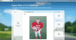 Desktop Screenshot of happymomof3ramblings.blogspot.com