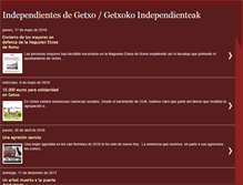 Tablet Screenshot of independientesdegetxo.blogspot.com