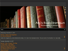 Tablet Screenshot of amysbookobsession.blogspot.com