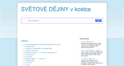 Desktop Screenshot of dejepis-v-kostce.blogspot.com