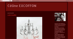 Desktop Screenshot of celine-excoffon.blogspot.com