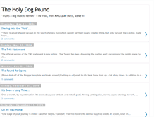 Tablet Screenshot of holydogpound.blogspot.com