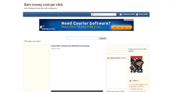 Desktop Screenshot of earnmoneycostperclick.blogspot.com