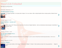 Tablet Screenshot of maxieslifeunfinished.blogspot.com