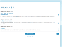 Tablet Screenshot of juanasa.blogspot.com
