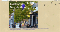 Desktop Screenshot of existentialneighborhood.blogspot.com