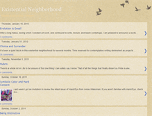 Tablet Screenshot of existentialneighborhood.blogspot.com